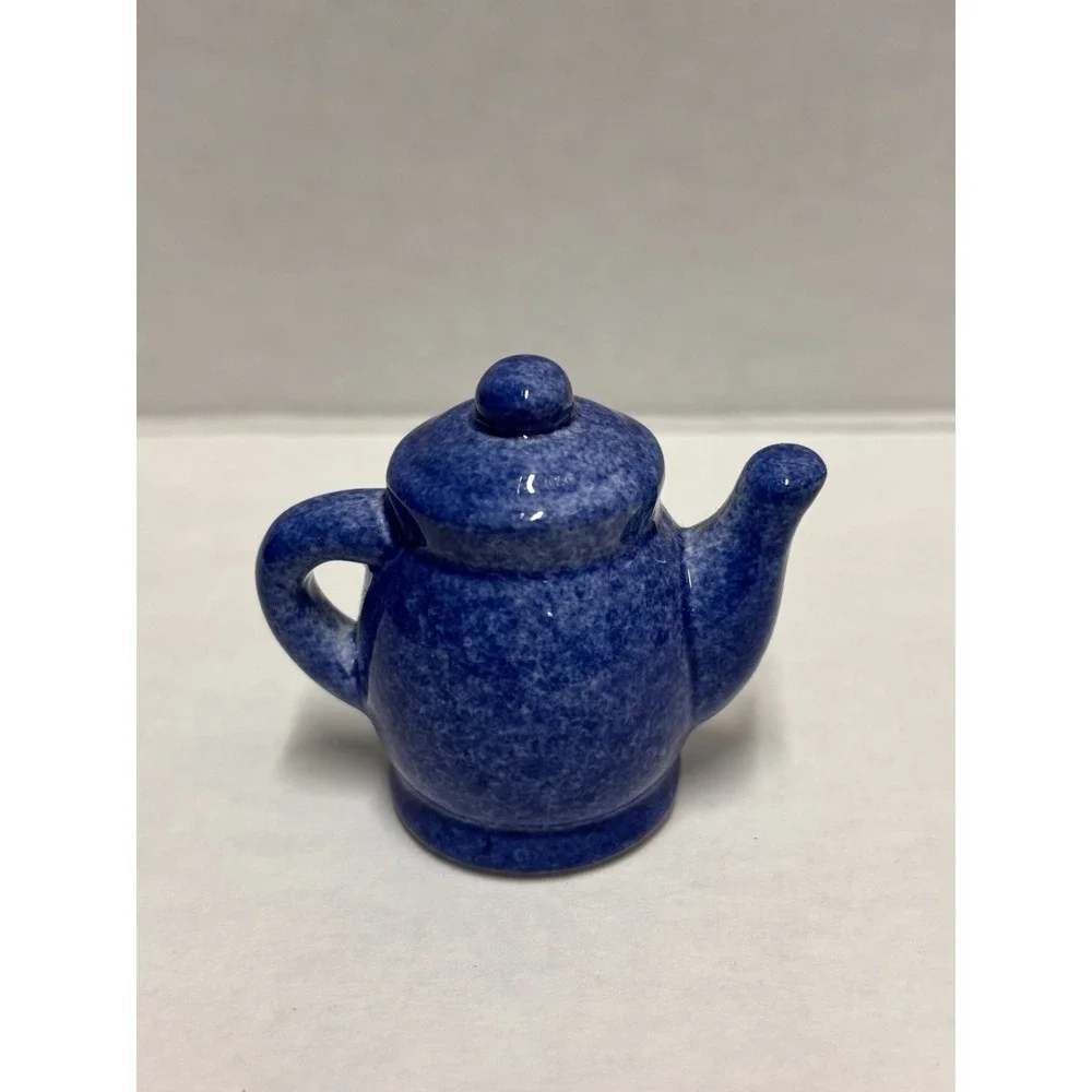 Enesco Tea Pot and jar with handle Cs‎ mini set of 2